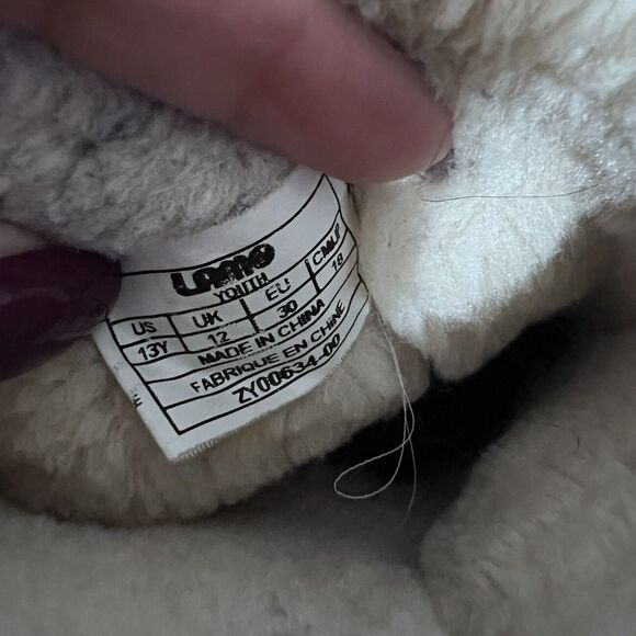 Lamo Winter Boots 13 Y Brown Tan Faux Fur-Lined Outdoor Warmth Cozy Mid Calf - Picture 7 of 9